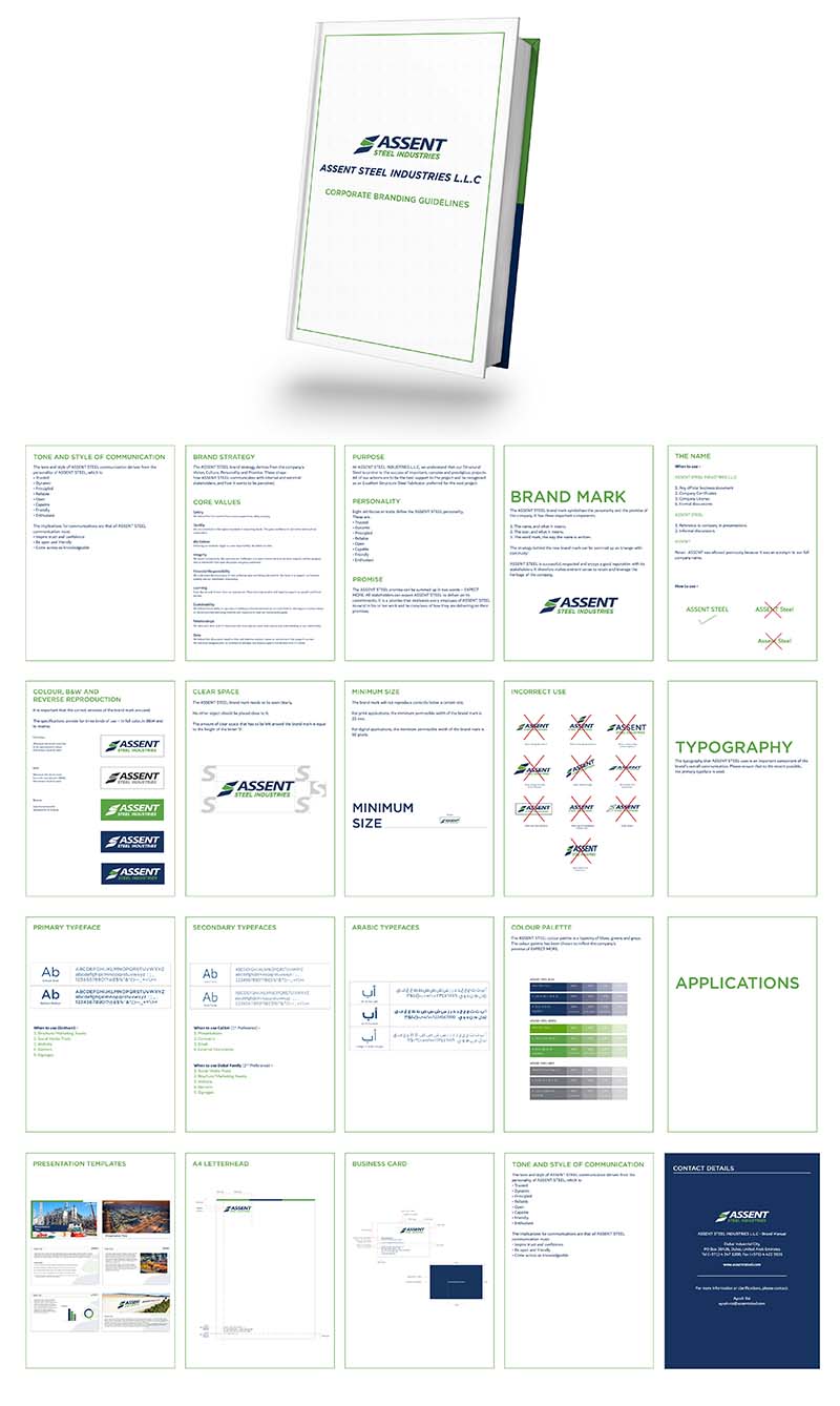 ASSENT STEEL brand guidelines