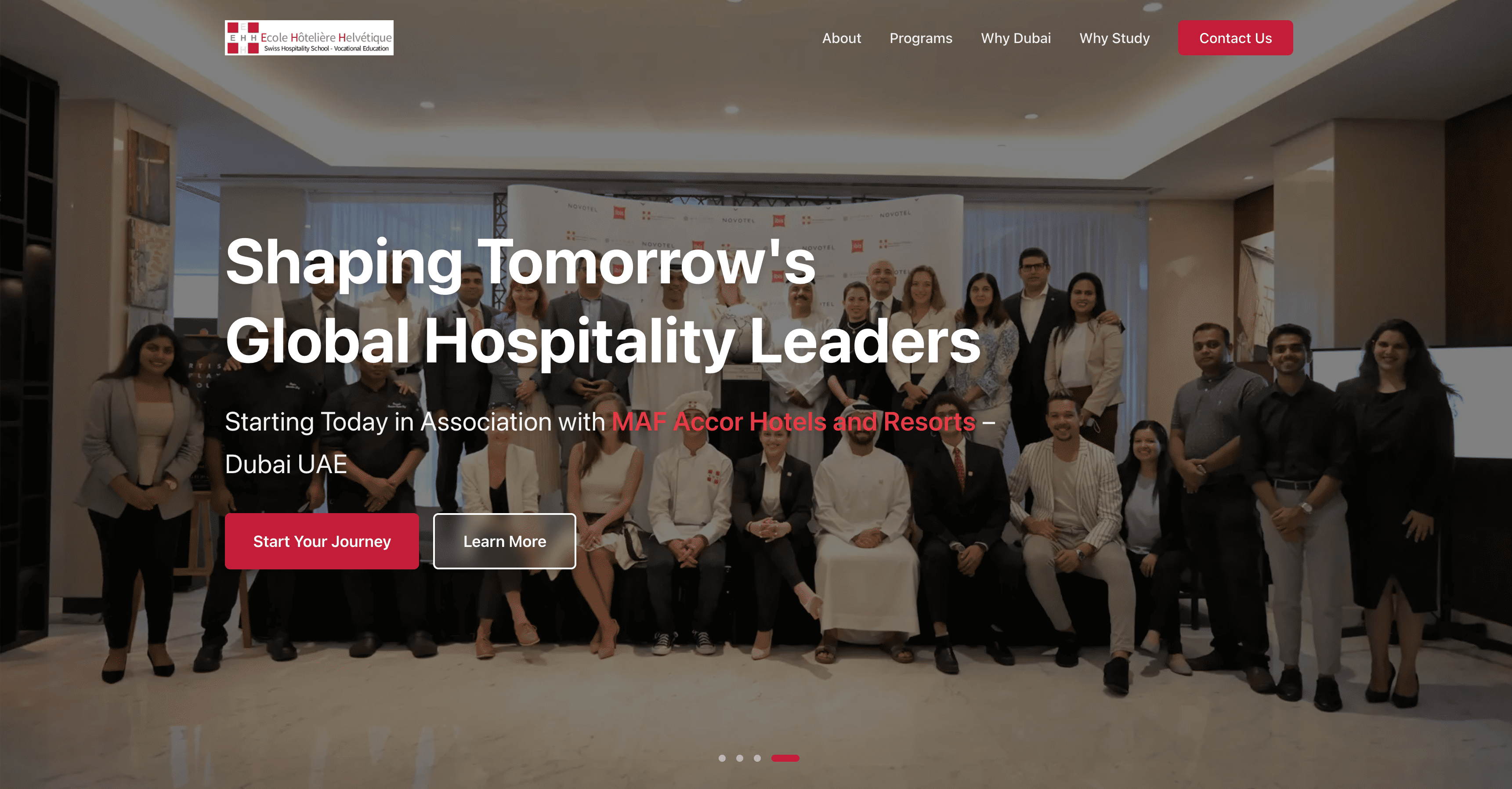 EHH Education website hero