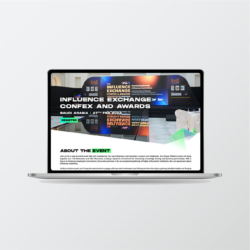 INFLUENCE EXCHANGE CONFEX AND AWARDS website thumbnail