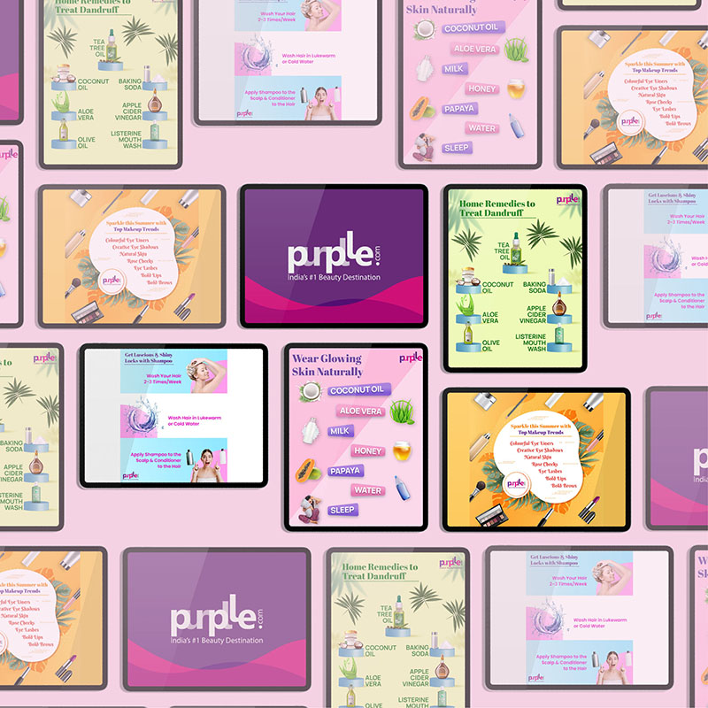 Purplle creative thumbnail