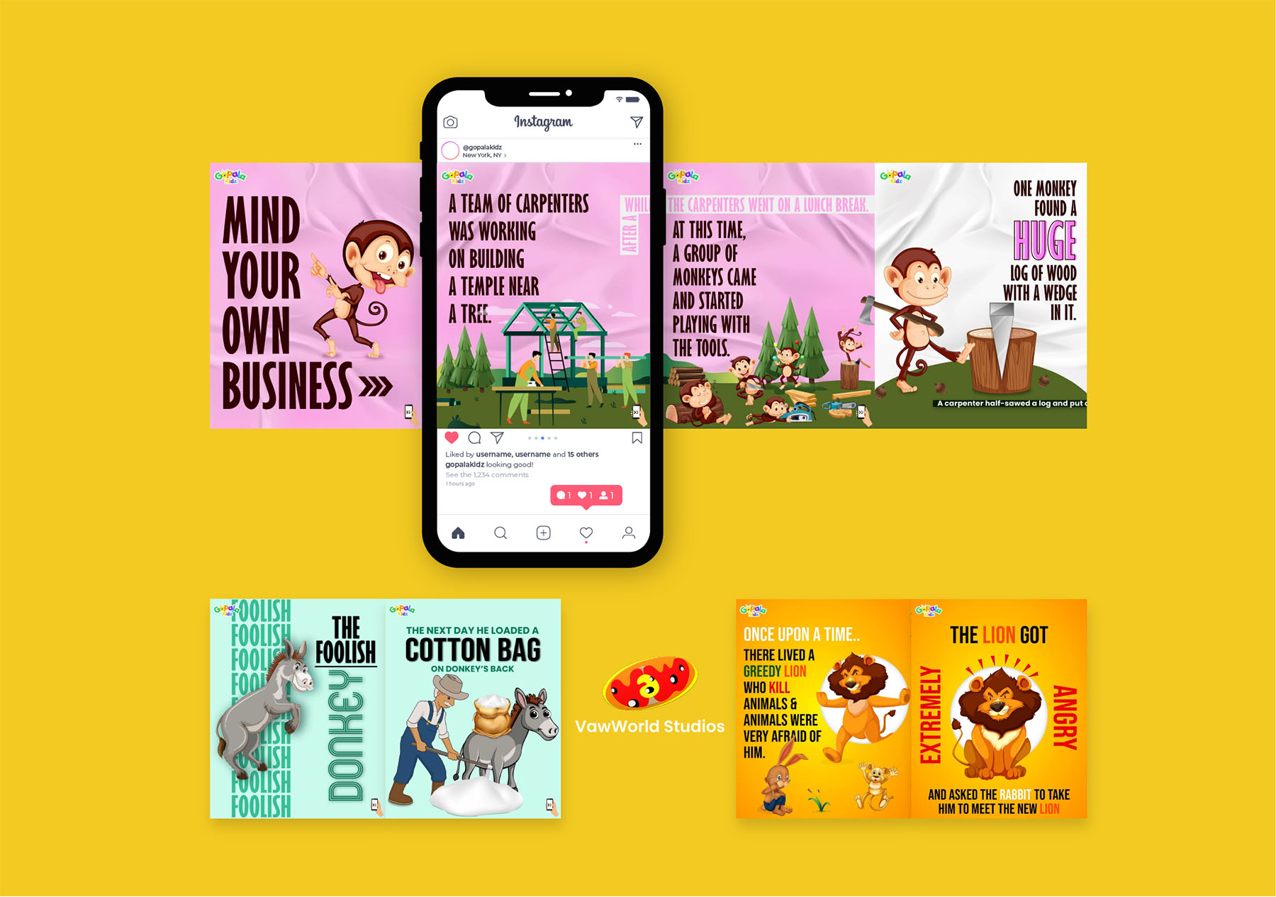 Vaw world storytelling grid